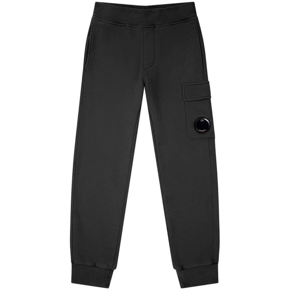 C.P. Company Boys Lens Cotton Sweatpants / Black